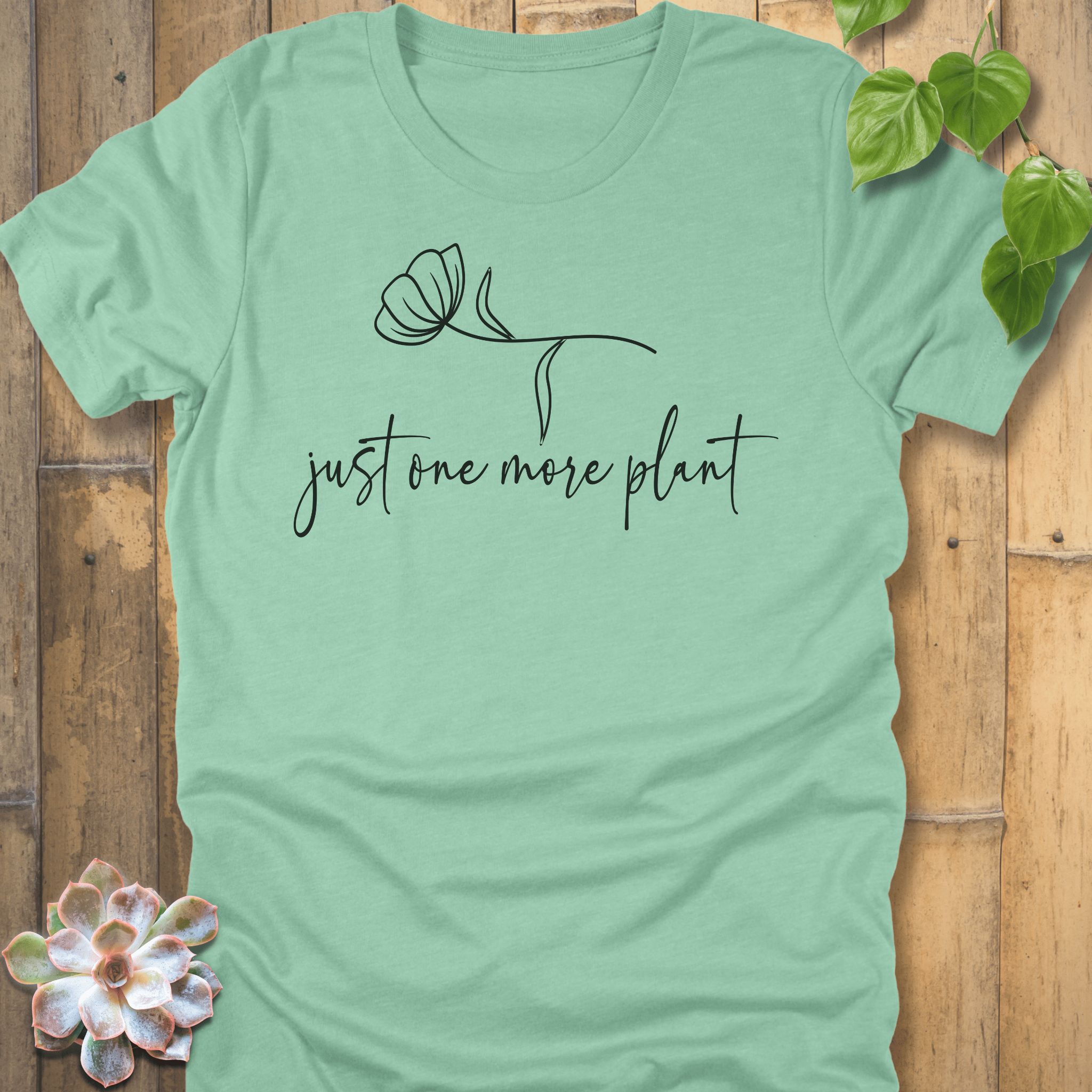 Heather Mint / S Just One More T-shirt T-Shirt