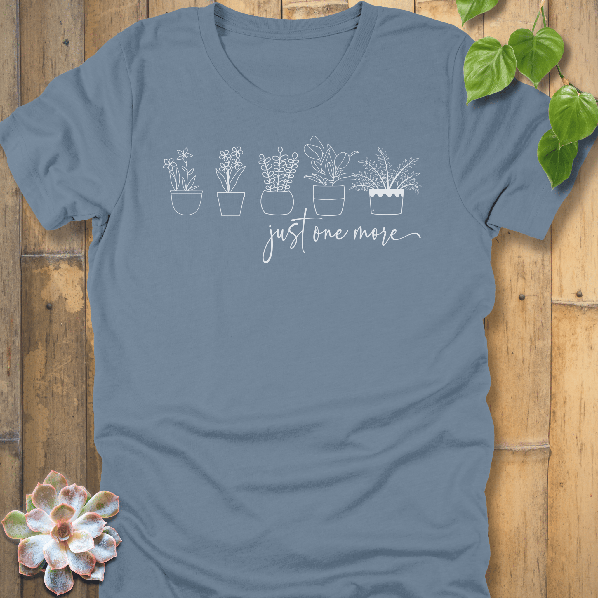 Steel Blue / S Just One More T-shirt T-Shirt