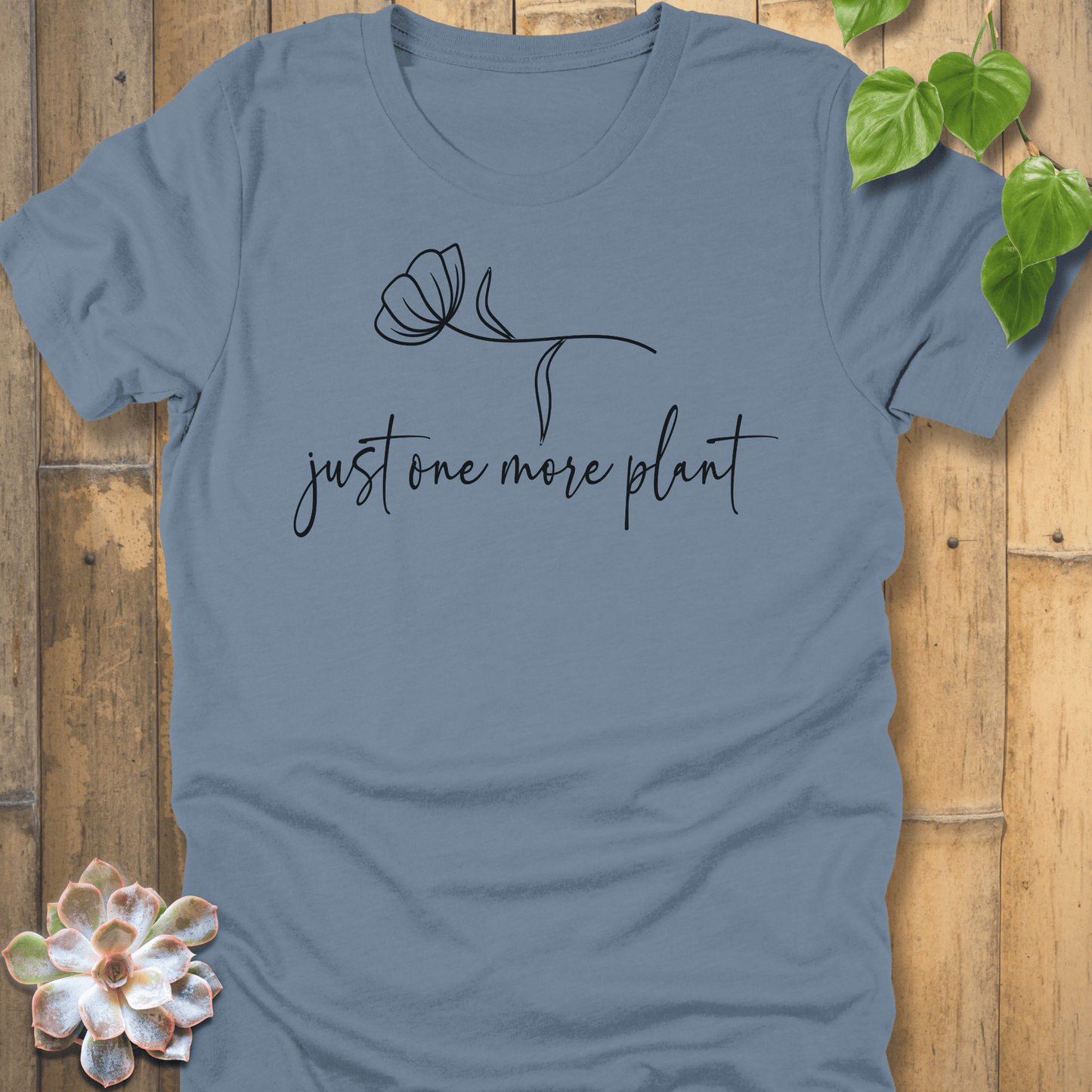 Steel Blue / S Just One More T-shirt T-Shirt