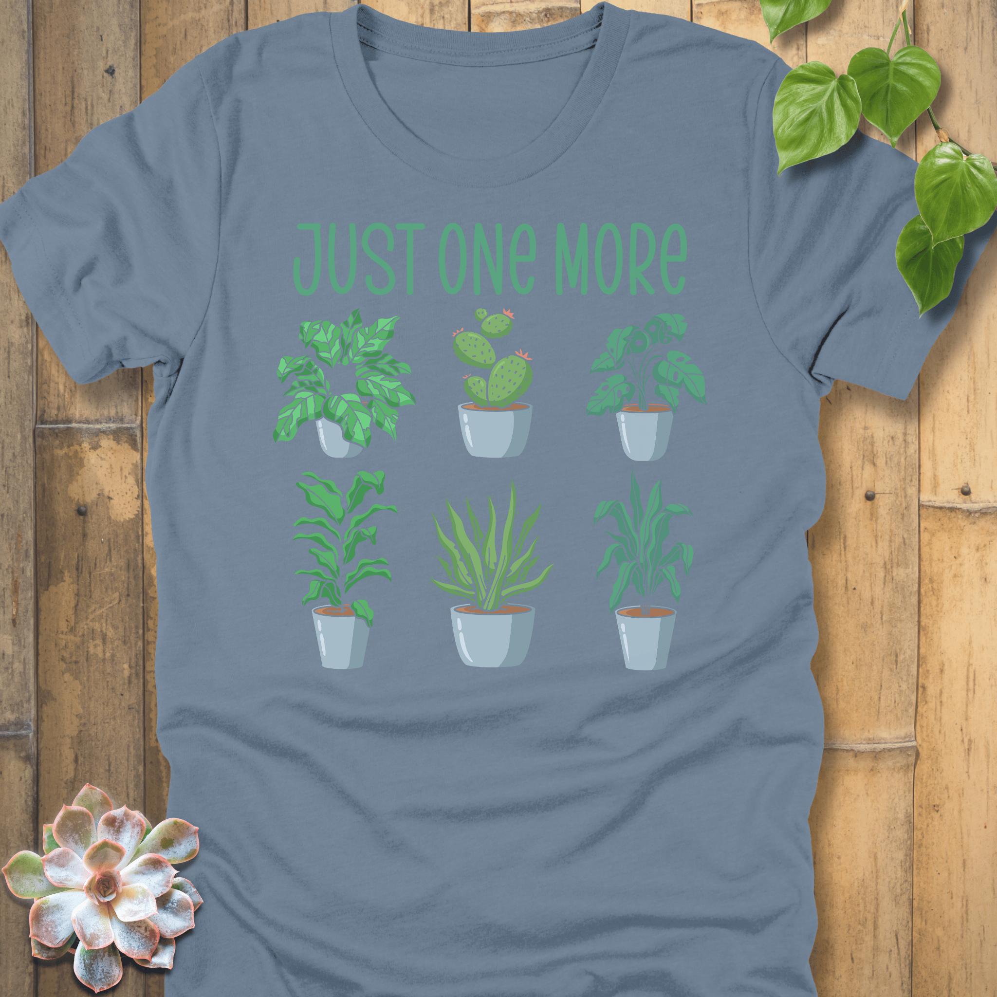 Steel Blue / S Just One More T-Shirt T-Shirt