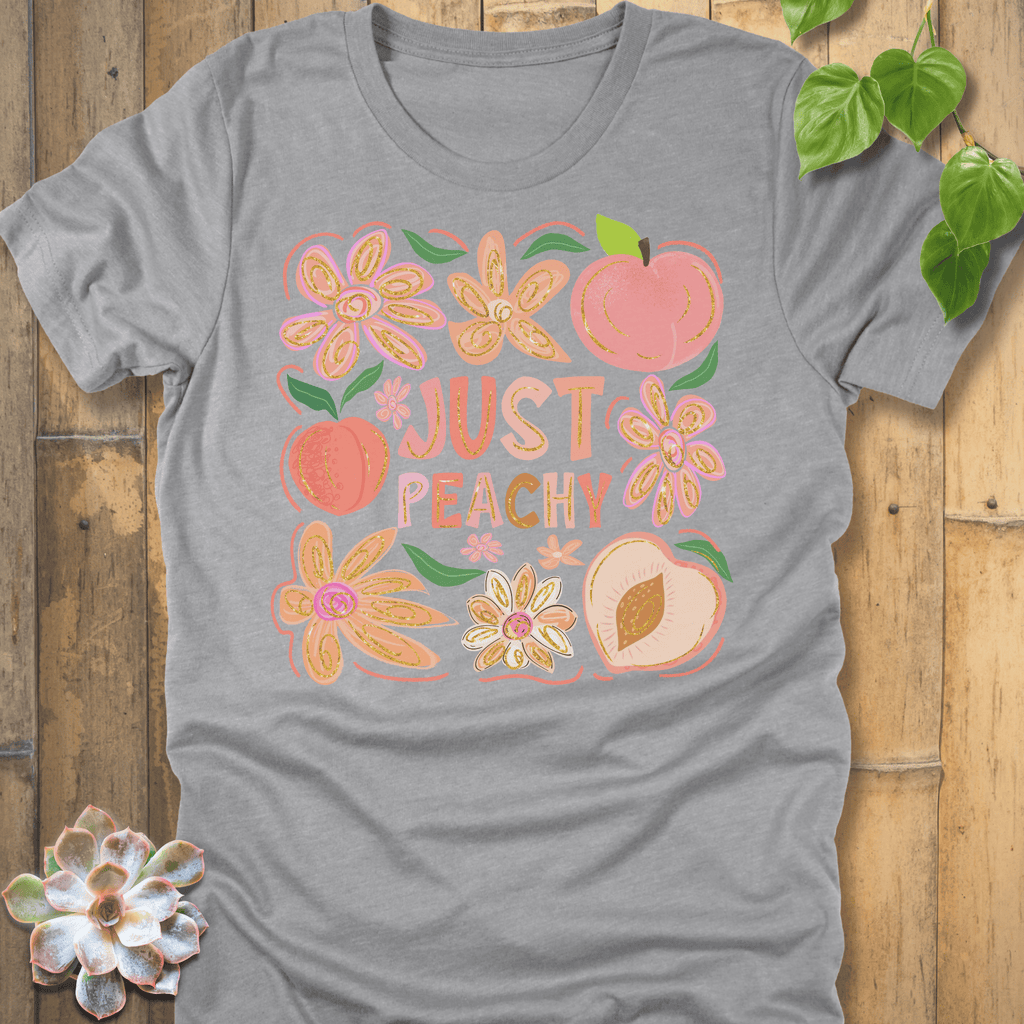 Athletic Heather / S Just Peachy T-Shirt T-Shirt