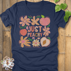 Heather Navy / S Just Peachy T-Shirt T-Shirt