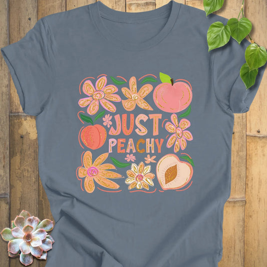 Steel Blue / XS Just Peachy T-Shirt T-Shirt