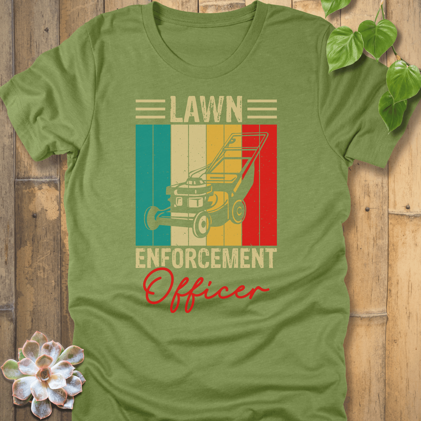 Heather Green / M Lawn Enforcement Officer T-Shirt T-Shirt