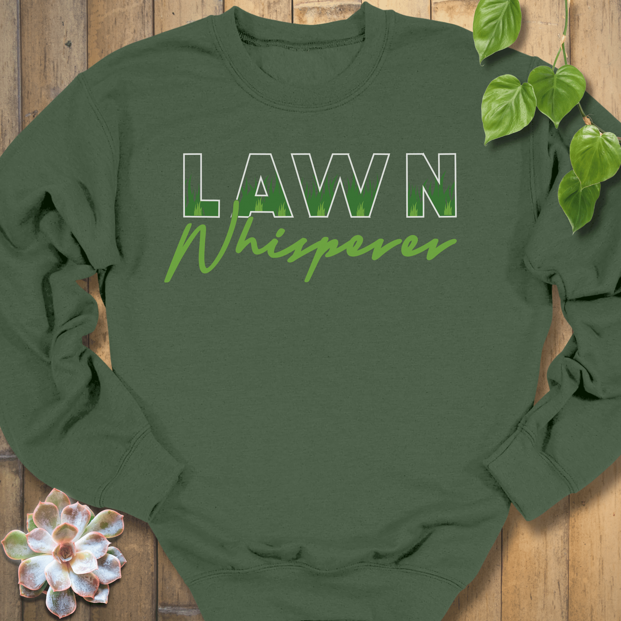 Military Green / S Lawn Whisperer Sweatshirt Sweatshirt