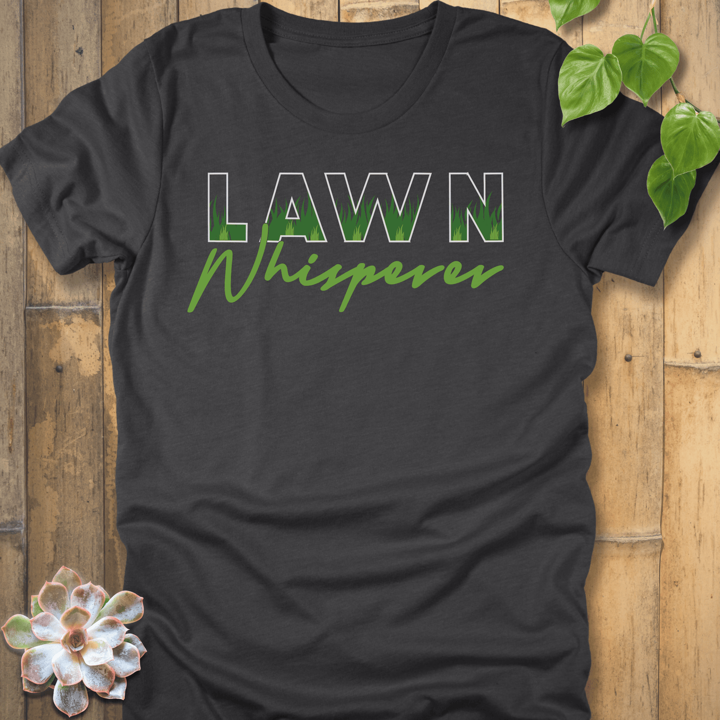 Dark Grey Heather / S Lawn Whisperer T-Shirt T-Shirt