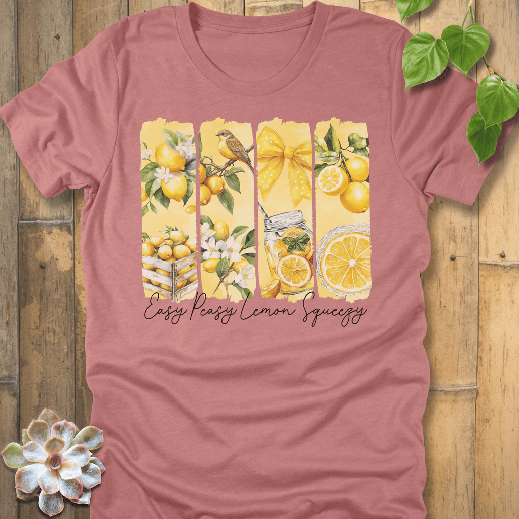 Heather Mauve / S Lemon Squeezy T-shirt T-Shirt
