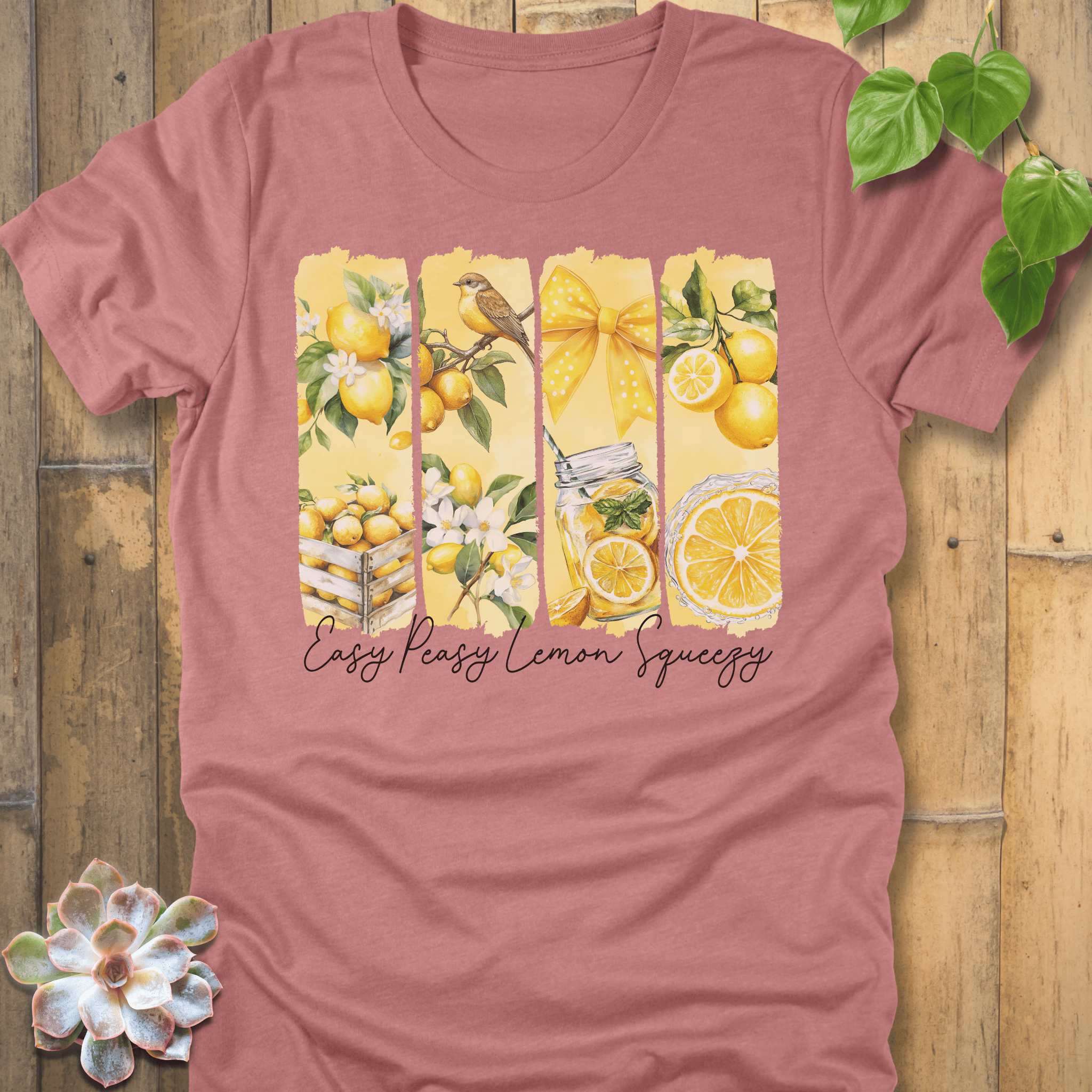 Heather Mauve / S Lemon Squeezy T-shirt T-Shirt
