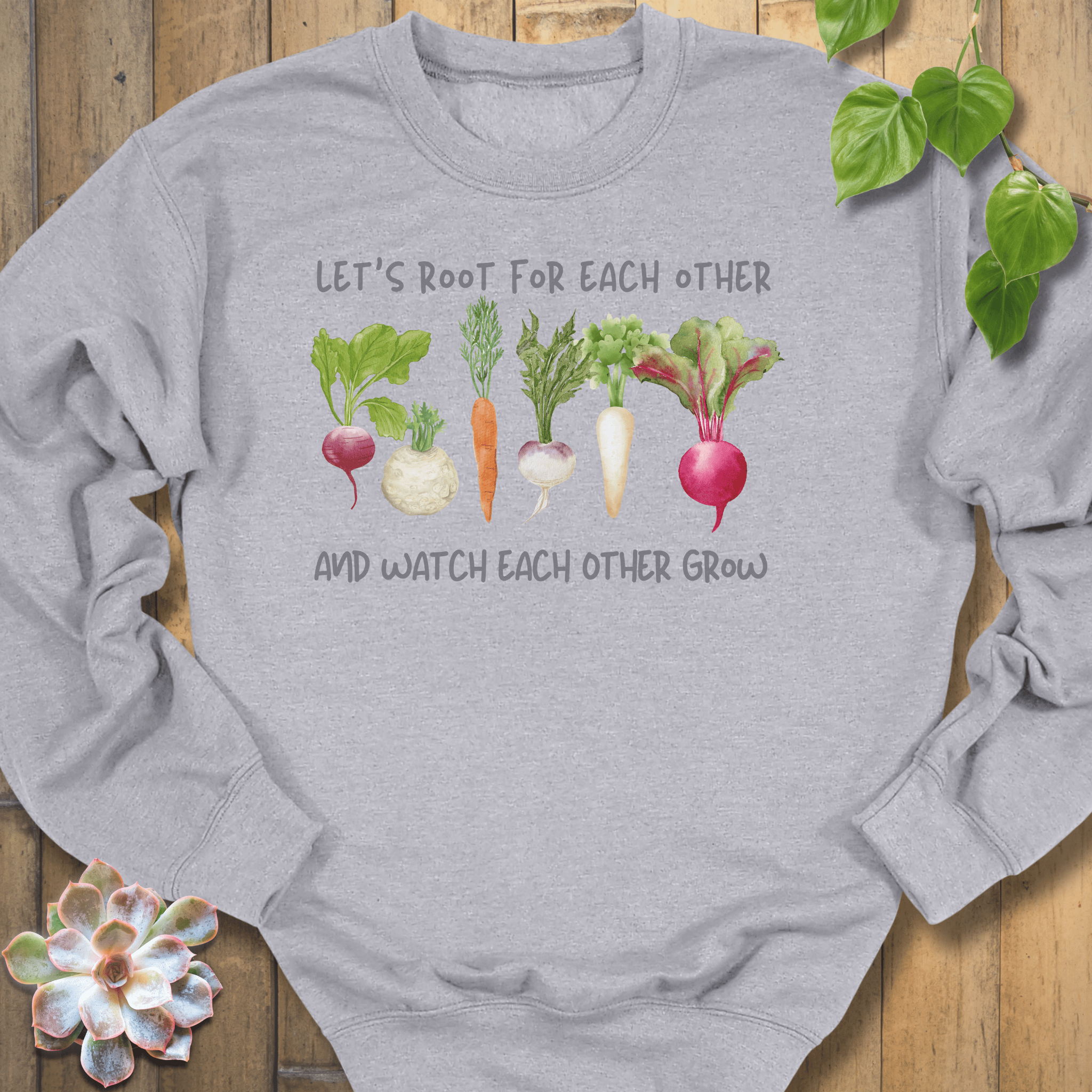 Sport Grey / S Let's Root For Each Other Sweatshirt Sweatshirt