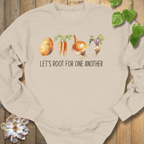Sand / S Let's Root For One Another Sweatshirt Sweatshirt