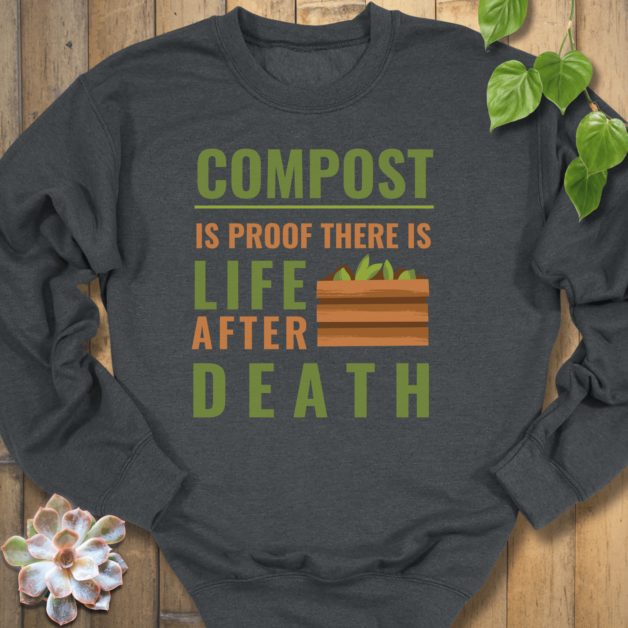 Dark Heather / S Life After Death Sweatshirt Sweatshirt