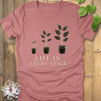 Heather Mauve / S Life In Every Stage T-Shirt T-Shirt