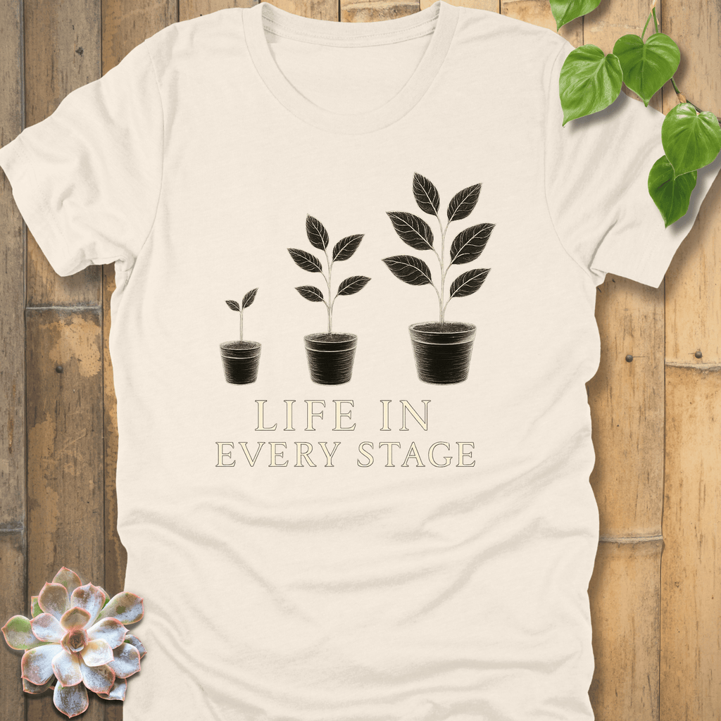 Natural / S Life In Every Stage T-Shirt T-Shirt