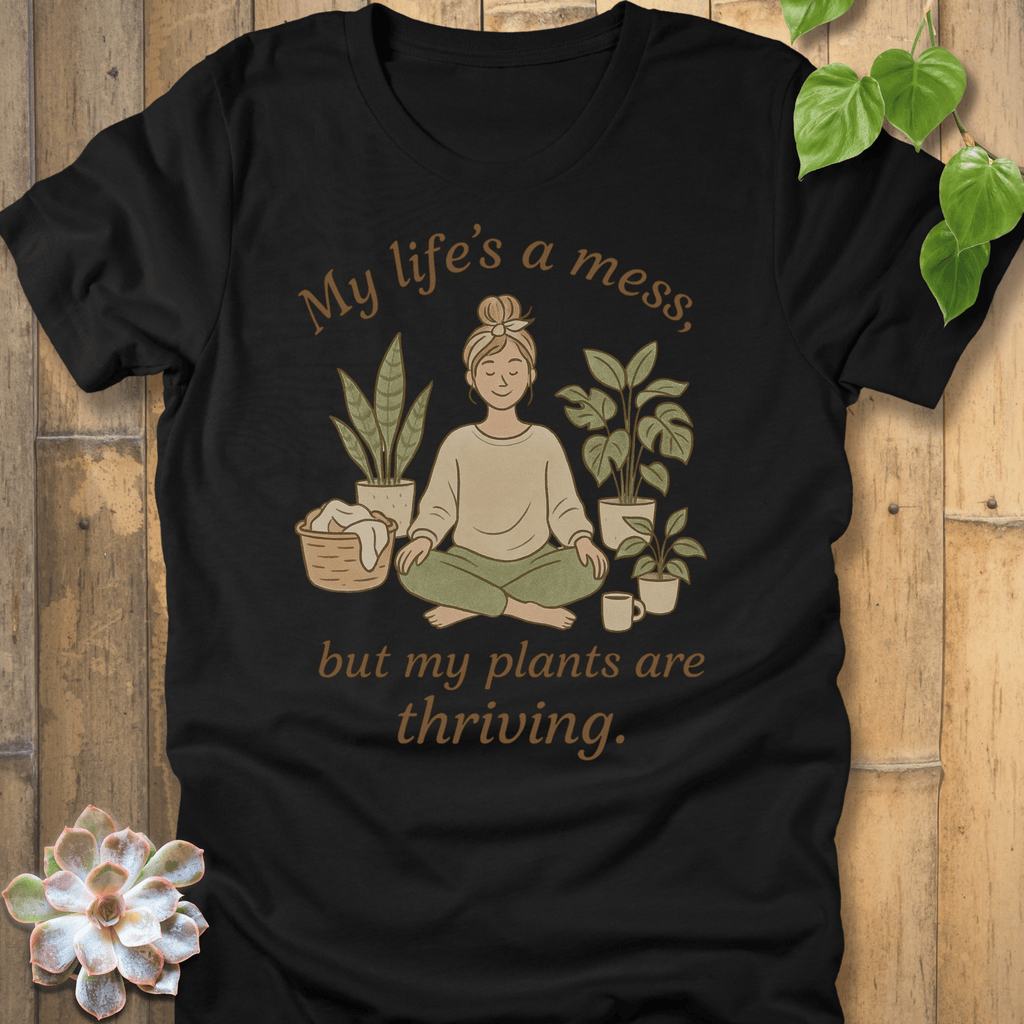 Black / S Life Is A Mess T-Shirt T-Shirt