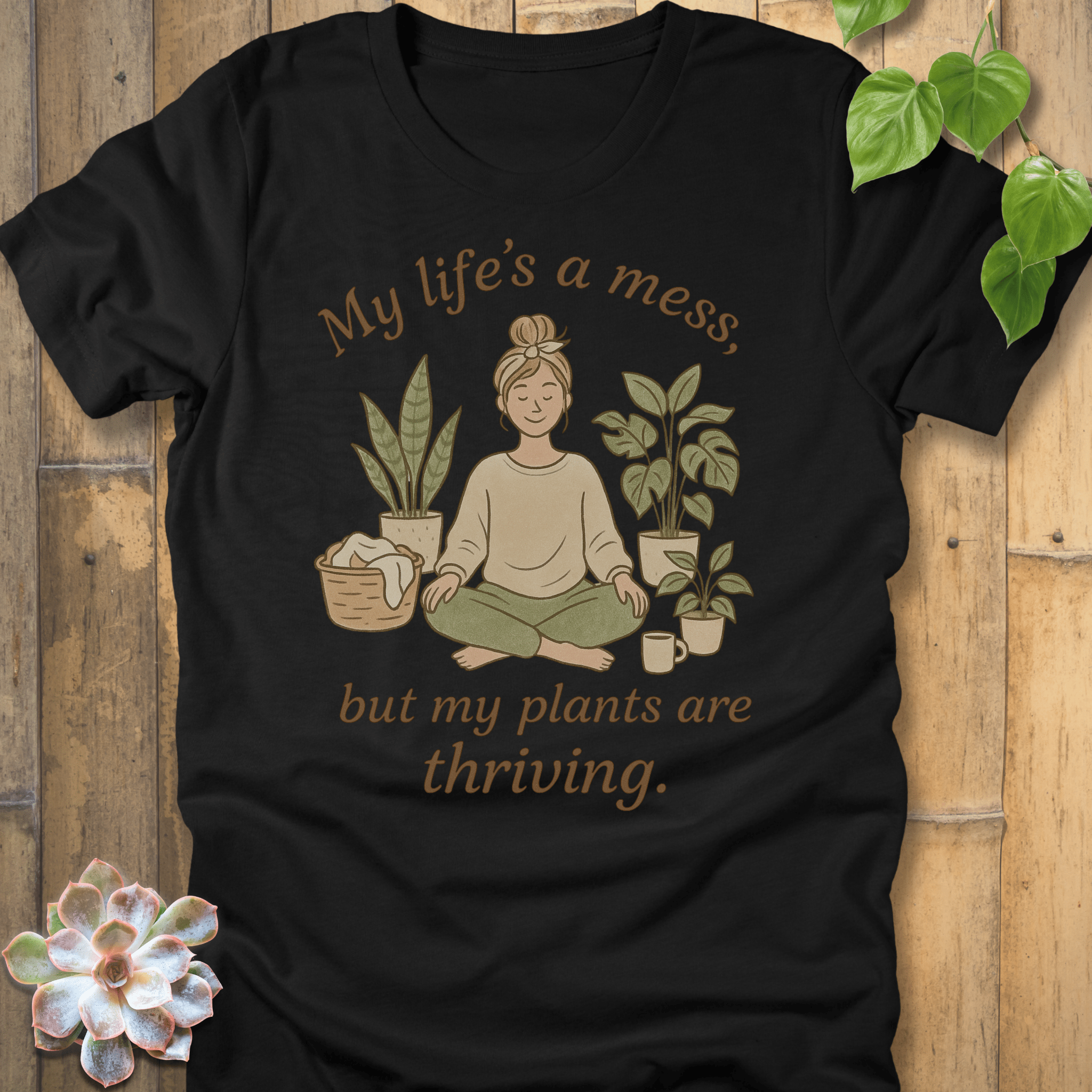 Black / S Life Is A Mess T-Shirt T-Shirt