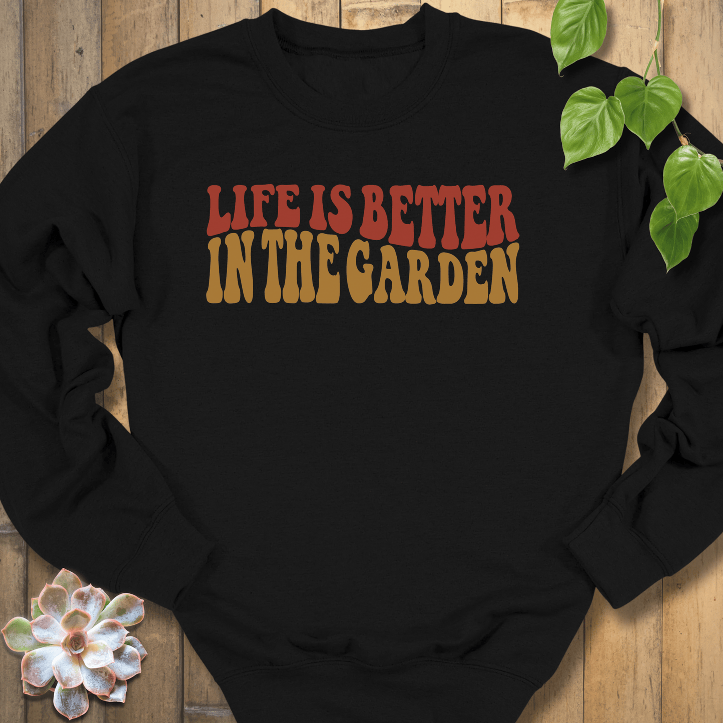 Black / S Life Is Better Sweatshirt Sweatshirt