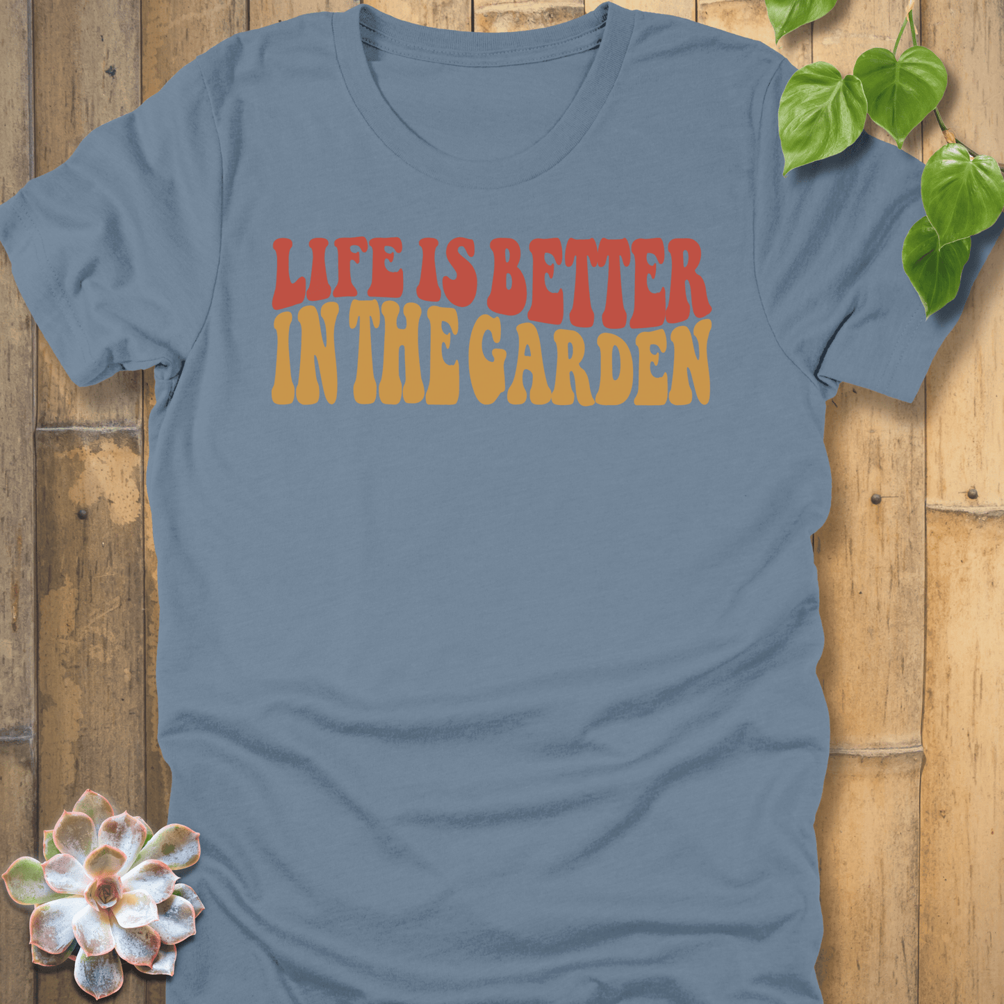 Steel Blue / S Life Is Better T-Shirt T-Shirt