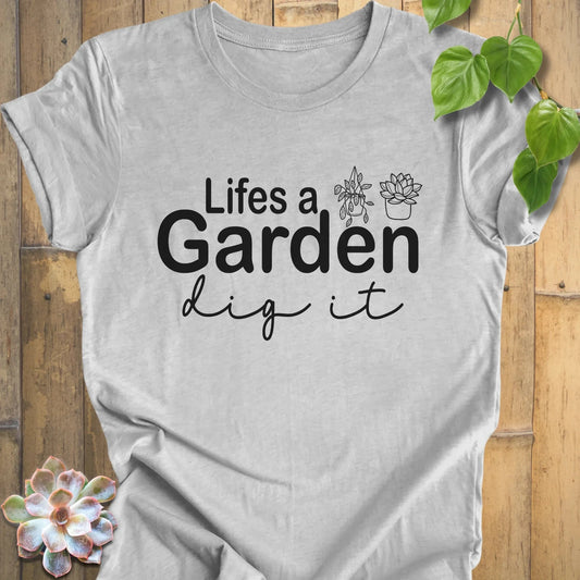 Athletic Heather / XS Lifes A Garden T-Shirt T-Shirt