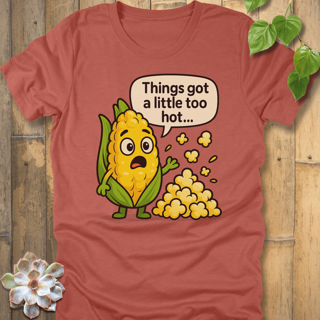 Heather Clay / S Little Too Hot T-Shirt T-Shirt