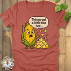 Heather Clay / S Little Too Hot T-Shirt T-Shirt