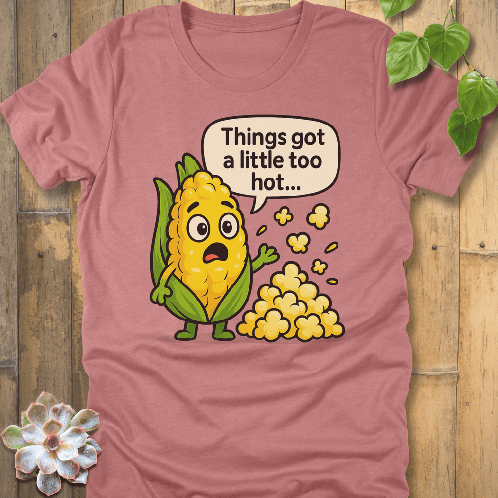 Heather Mauve / S Little Too Hot T-Shirt T-Shirt