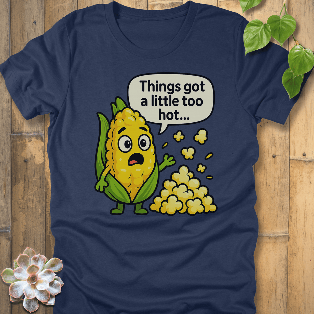Heather Navy / S Little Too Hot T-Shirt T-Shirt