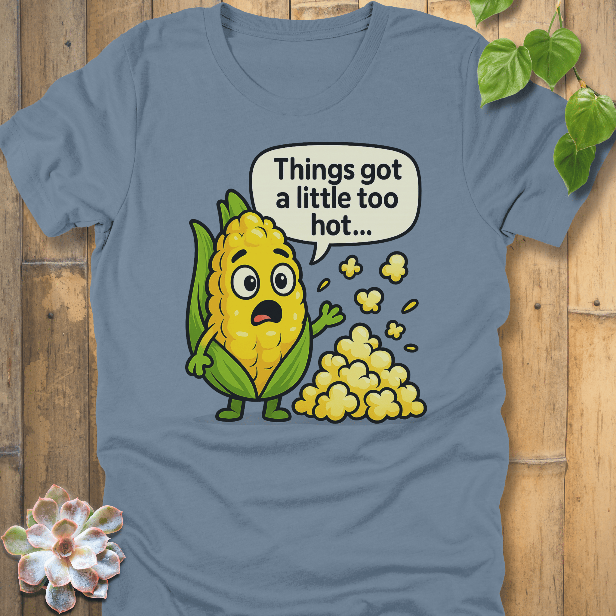 Steel Blue / S Little Too Hot T-Shirt T-Shirt