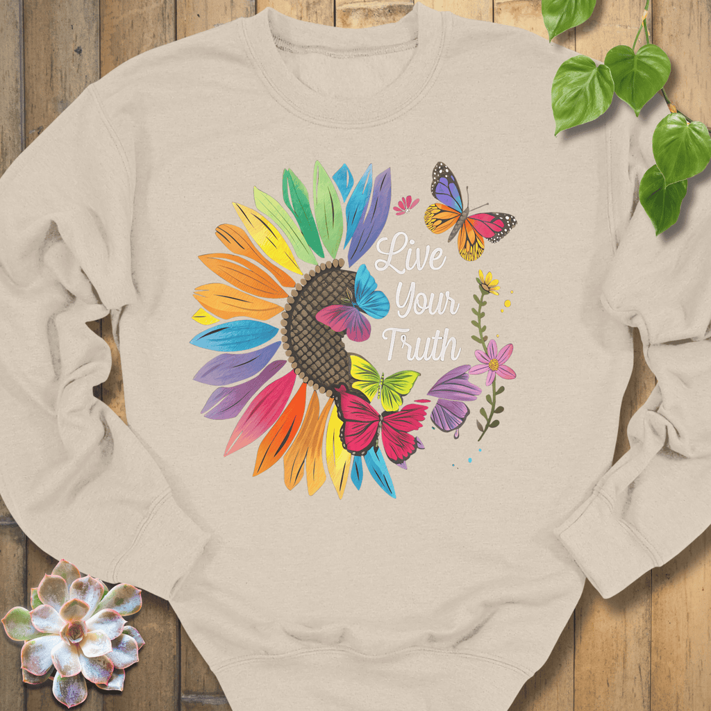 Sand / S Live Your Truth Sweatshirt Sweatshirt