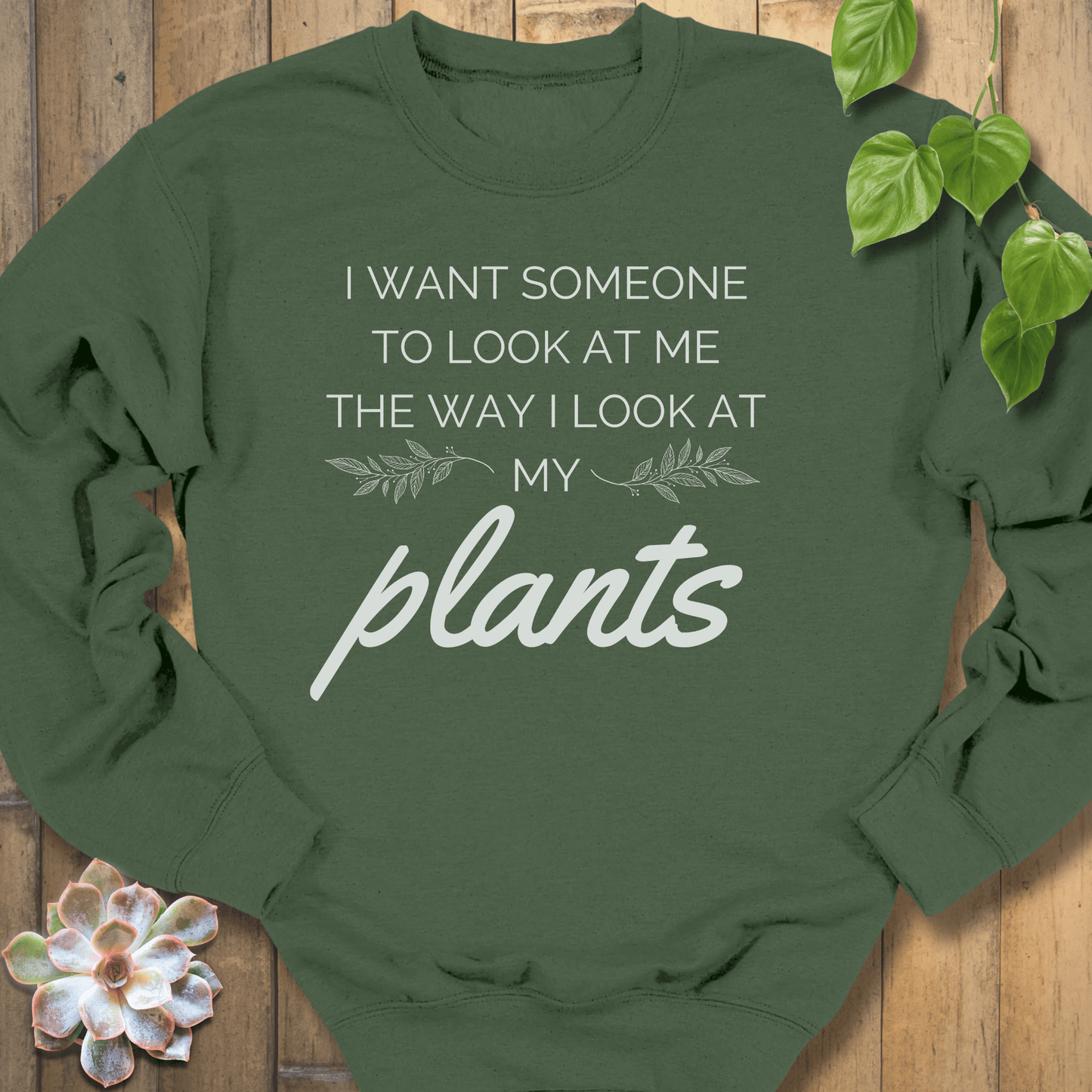 Military Green / S Look At Me Sweatshirt Sweatshirt