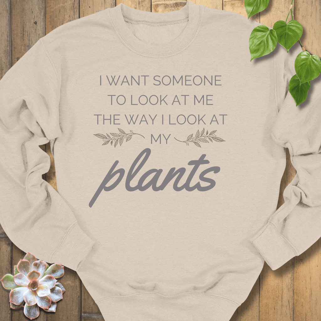 Sand / S Look At Me Sweatshirt Sweatshirt