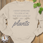 Sand / S Look At Me Sweatshirt Sweatshirt