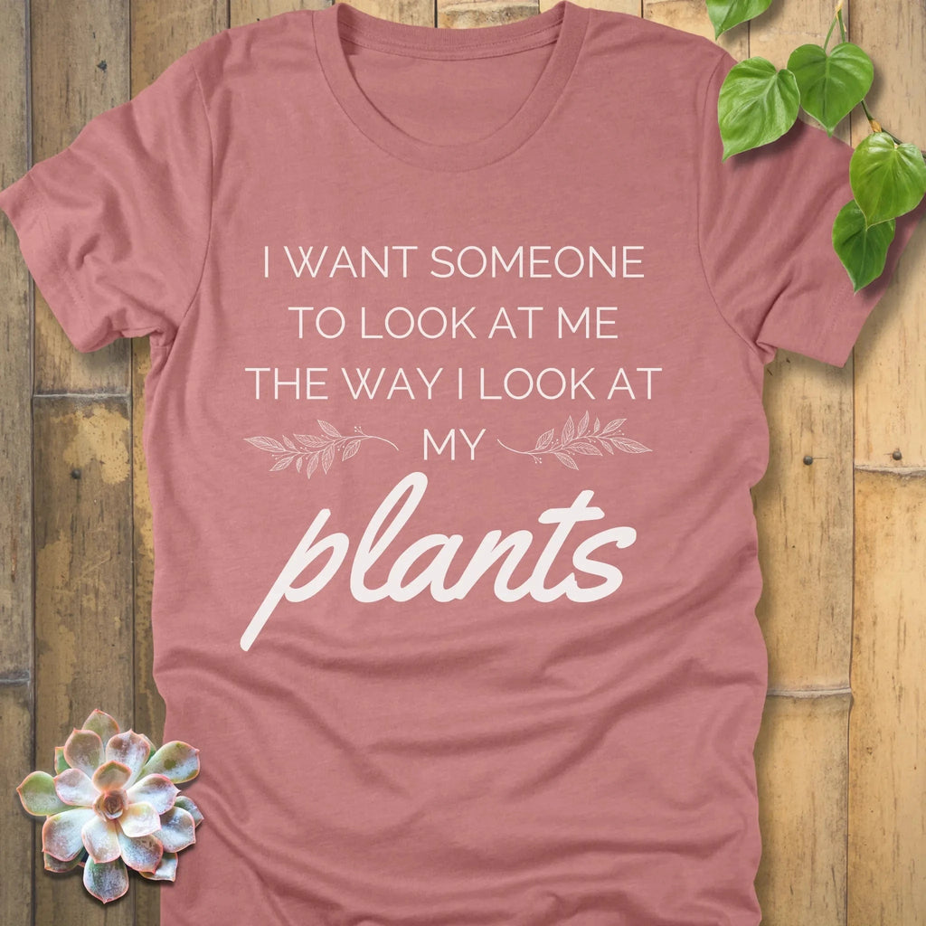 Heather Mauve / S Look At Me T-Shirt T-Shirt