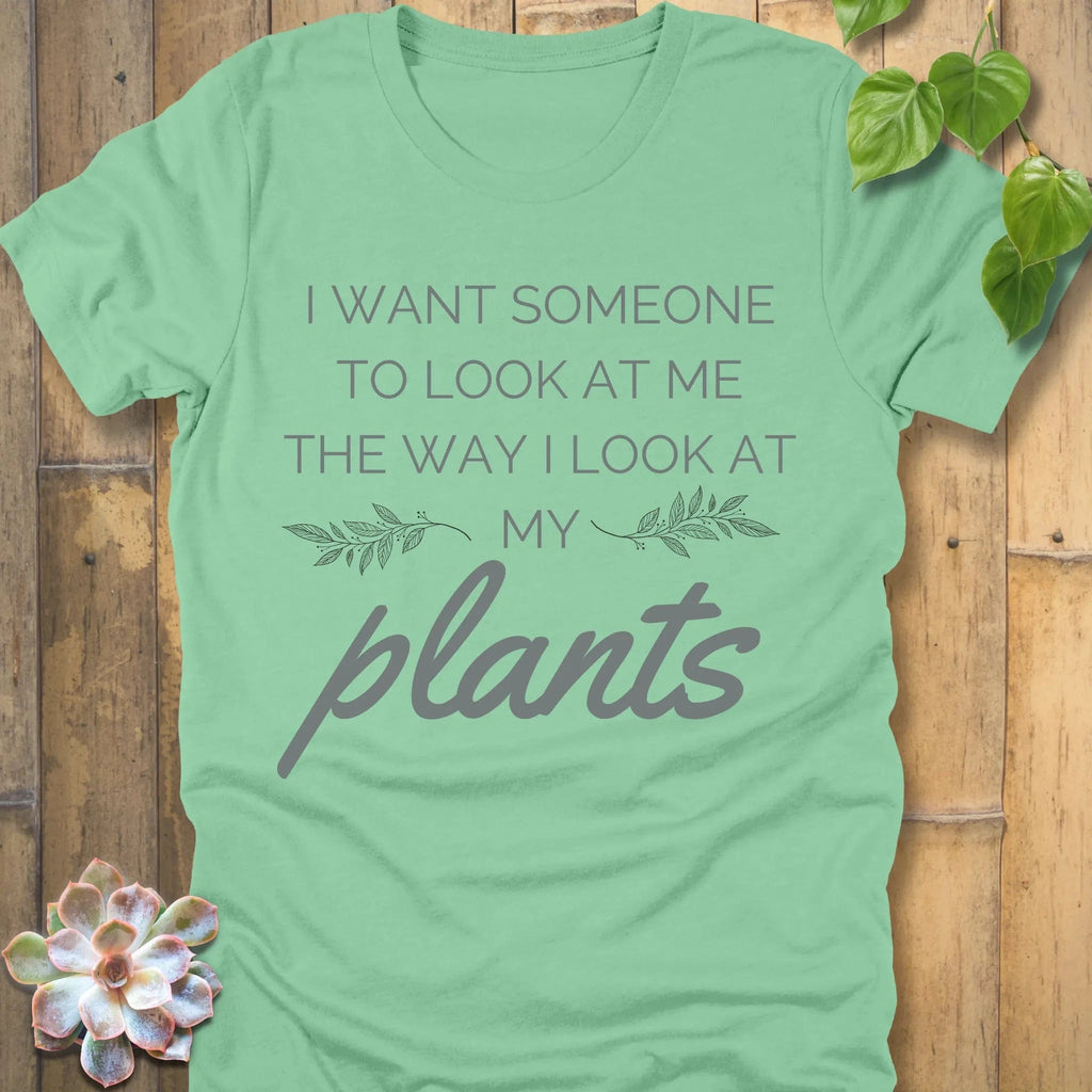Heather Mint / S Look At Me T-Shirt T-Shirt
