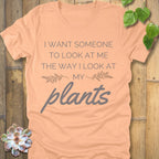 Heather Peach / S Look At Me T-Shirt T-Shirt