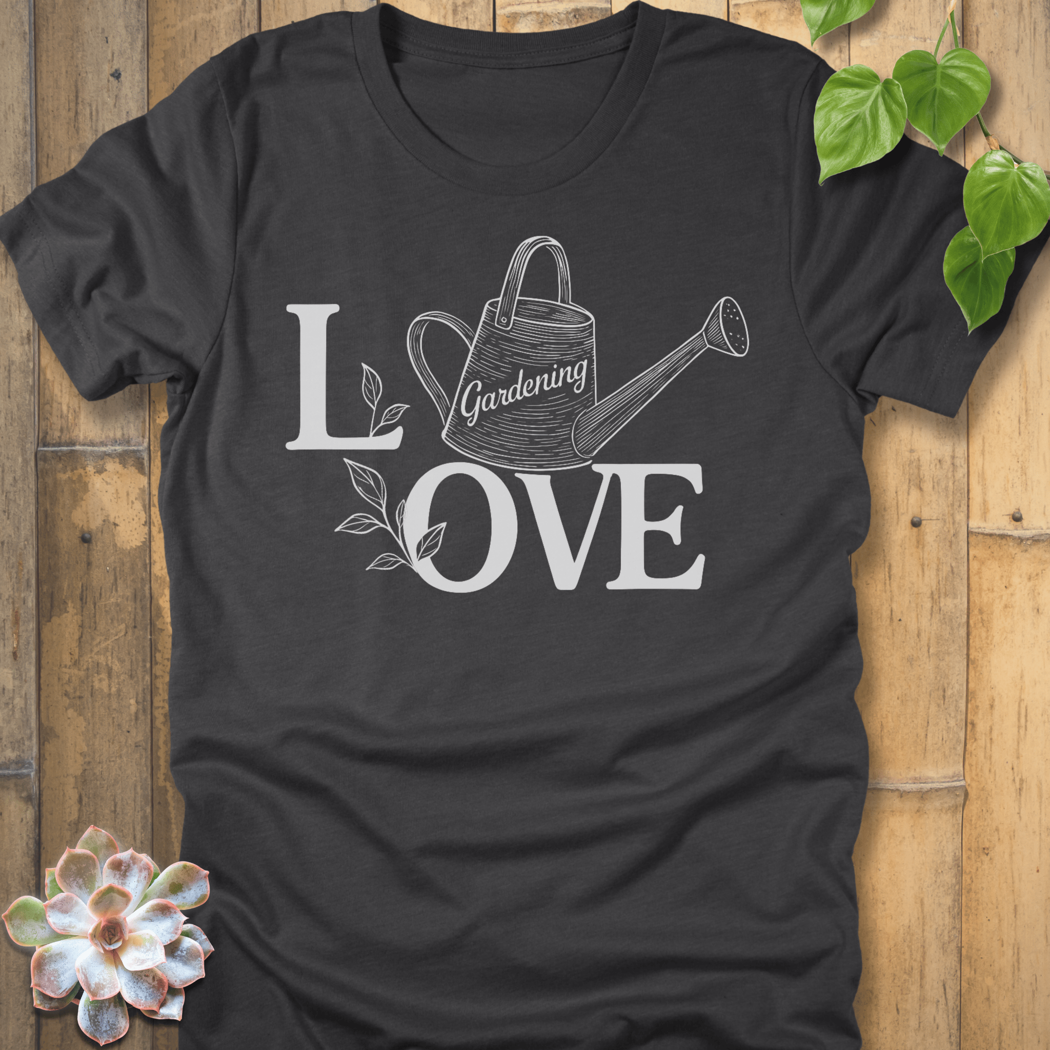 Dark Grey Heather / S Love Gardening T-Shirt T-Shirt