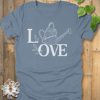 Steel Blue / S Love Gardening T-Shirt T-Shirt