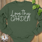 Military Green / S Love Thy Garden Sweatshirt Sweatshirt