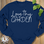 Navy / S Love Thy Garden Sweatshirt Sweatshirt