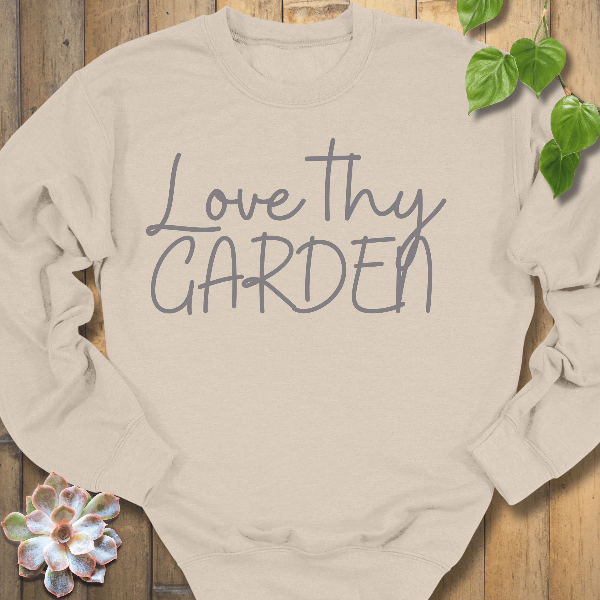 Sand / S Love Thy Garden Sweatshirt Sweatshirt