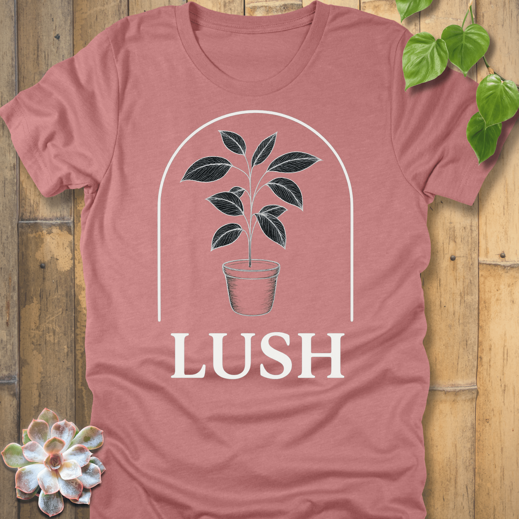 Heather Mauve / S Lush T-Shirt T-Shirt