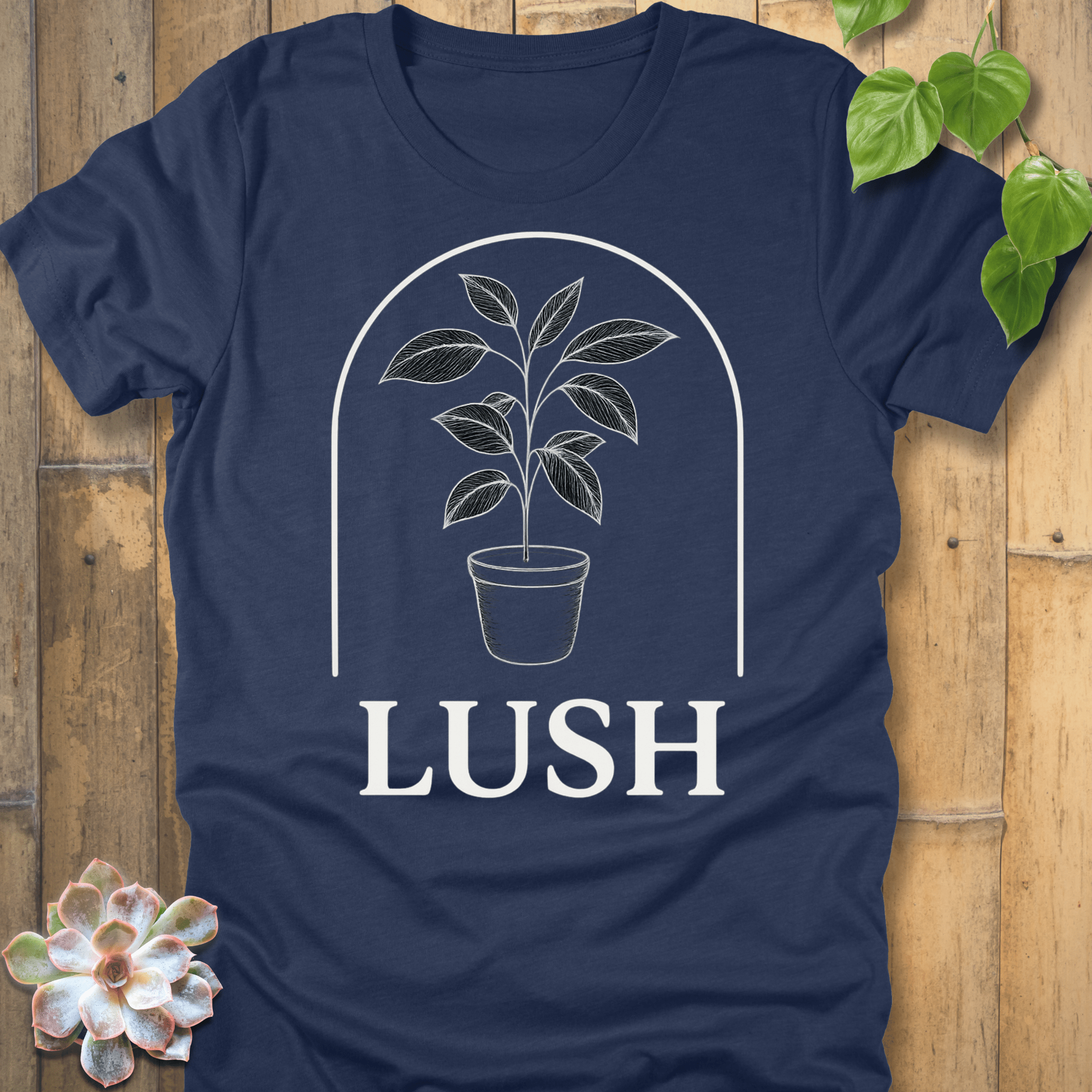 Heather Navy / S Lush T-Shirt T-Shirt