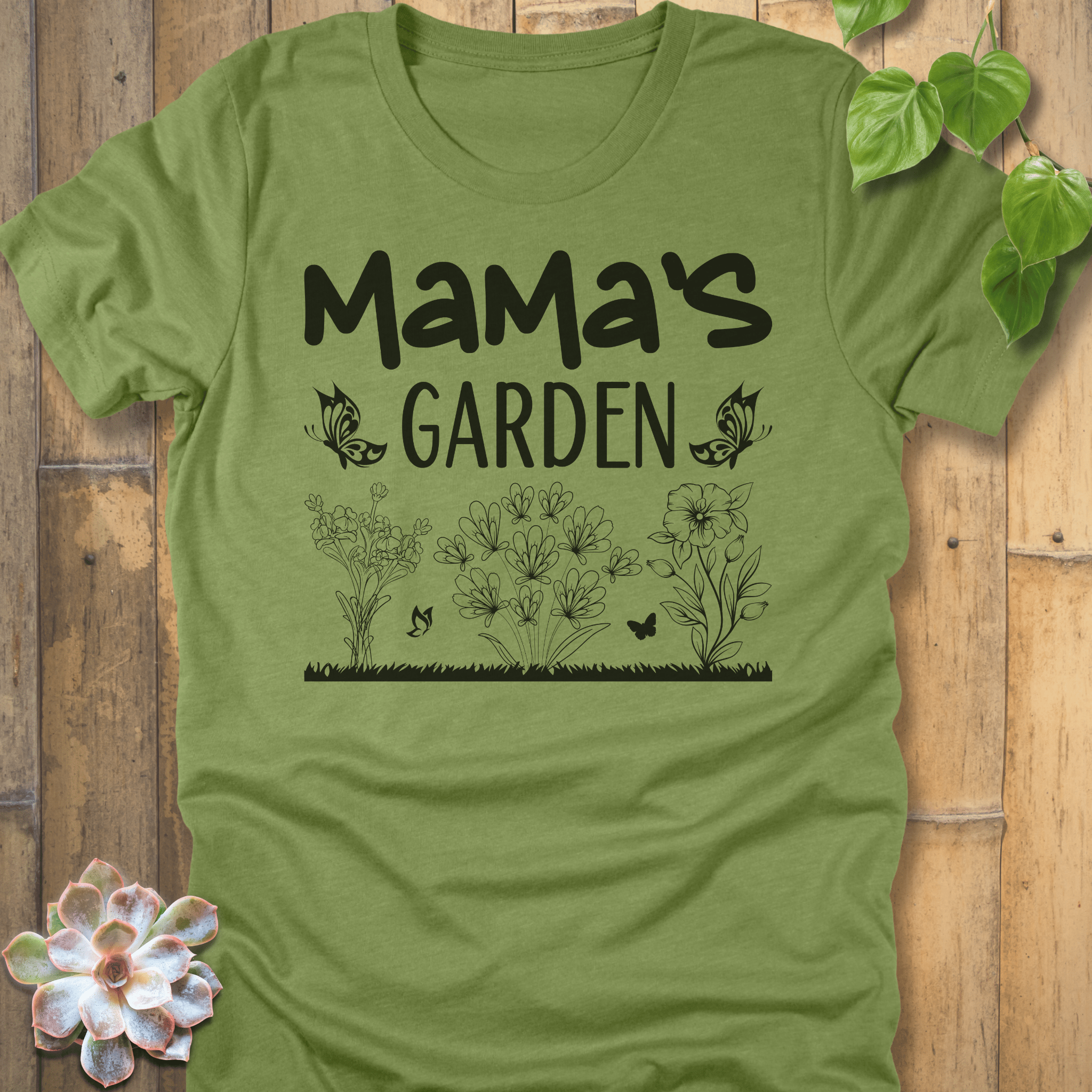 Heather Green / S Mama's Garden T-shirt T-Shirt