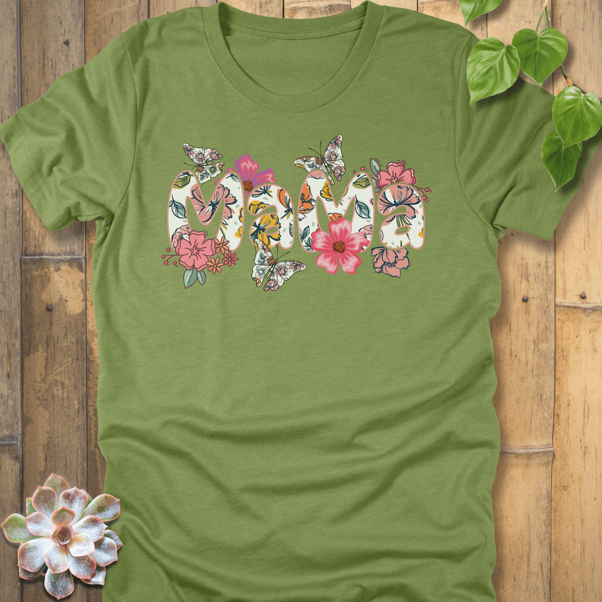 Heather Green / S Mama T-shirt T-Shirt