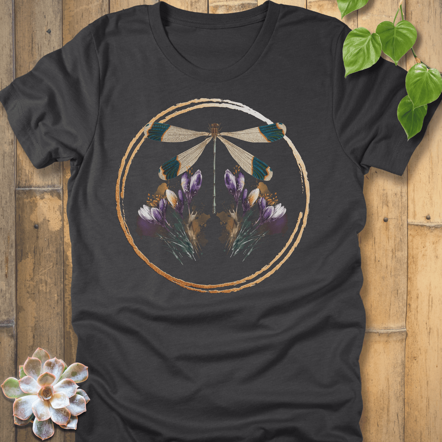 Dark Grey Heather / S Meadow Circle T-Shirt T-Shirt