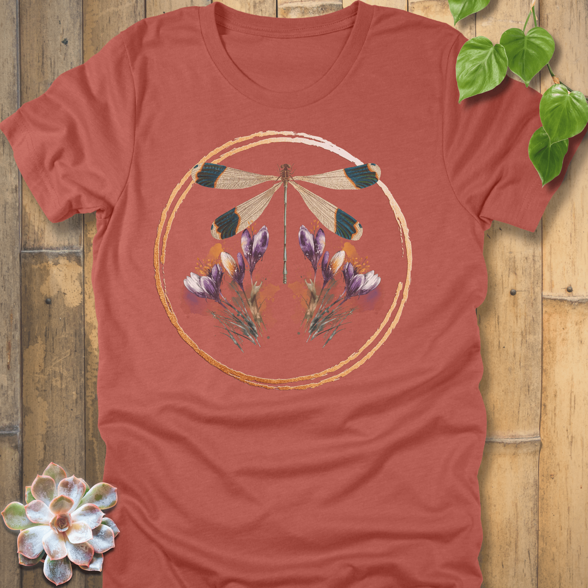 Heather Clay / S Meadow Circle T-Shirt T-Shirt