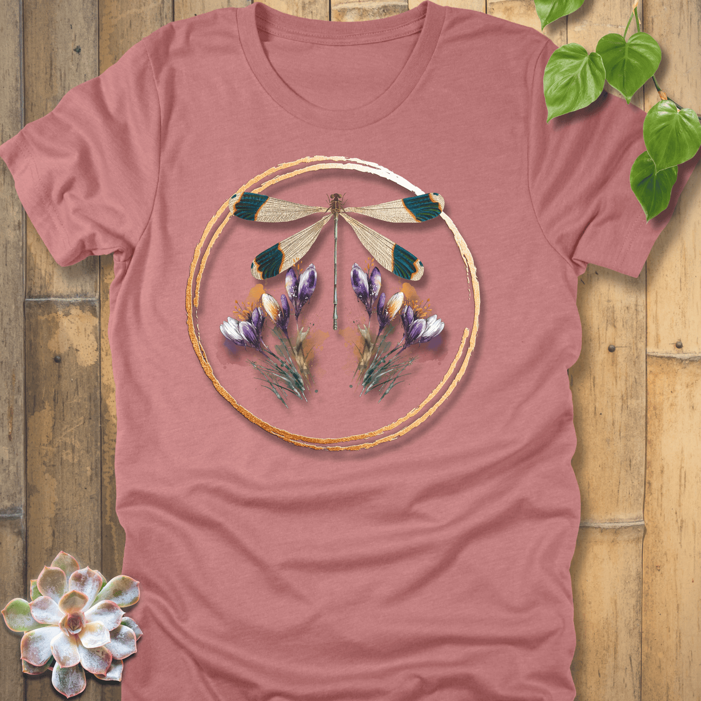 Heather Mauve / S Meadow Circle T-Shirt T-Shirt