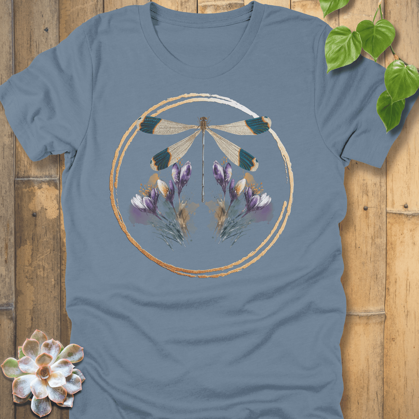 Steel Blue / S Meadow Circle T-Shirt T-Shirt