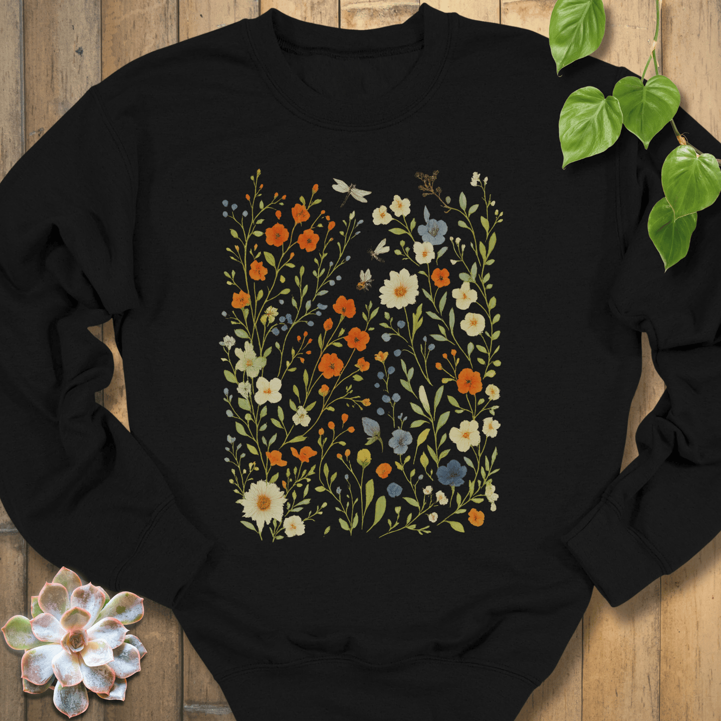 Black / S Meadow Magic Sweatshirt Sweatshirt