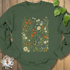 Military Green / S Meadow Magic Sweatshirt Sweatshirt