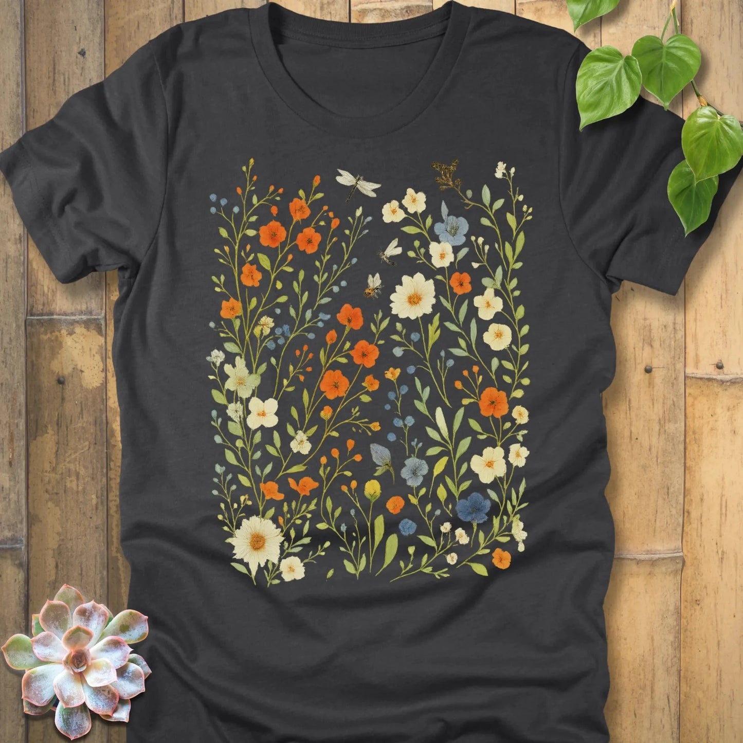 Dark Grey Heather / S Meadow Magic T-Shirt T-Shirt